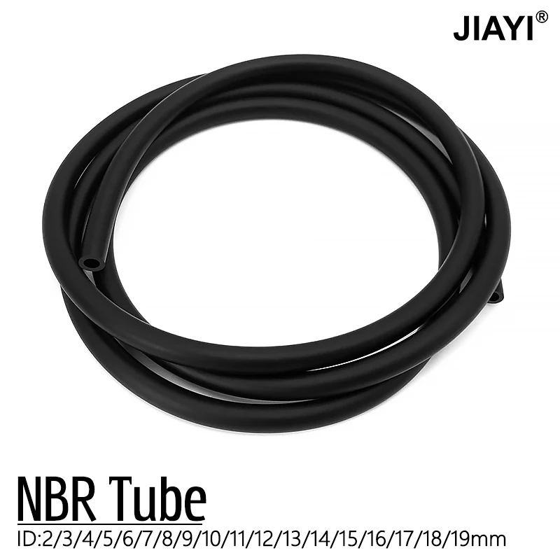 1m 3mm ~ 19mm preto multi-tamanho suave borracha nitrílica tubulação de combustível gasolina diesel linha de óleo carburador mangueira tubo