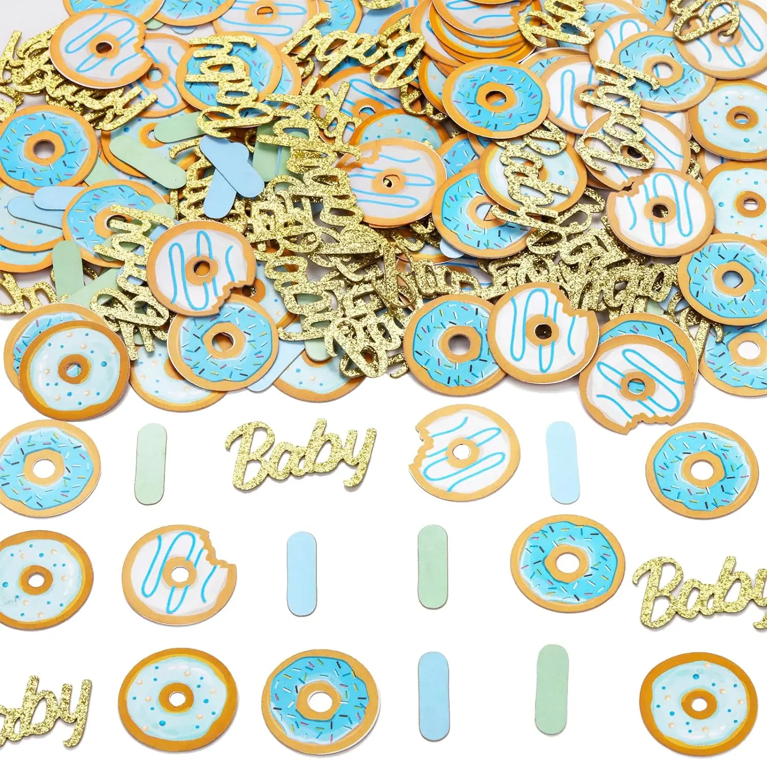 

Donut Sprinkled with Love Confetti for Baby Shower Confetti Decor Baby Blue Donut Table Confetti Sprinkles Party Supplies