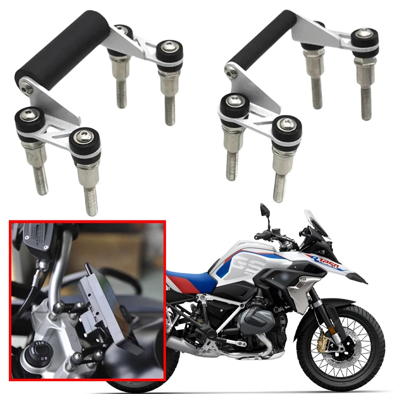 

Motorcycle CNC Handlebar Mobile Phone Mount GPS Navigation Bracket Fit For BMW R1200GS R1250GS ADV R1200R R1200RS F850GS F750GS
