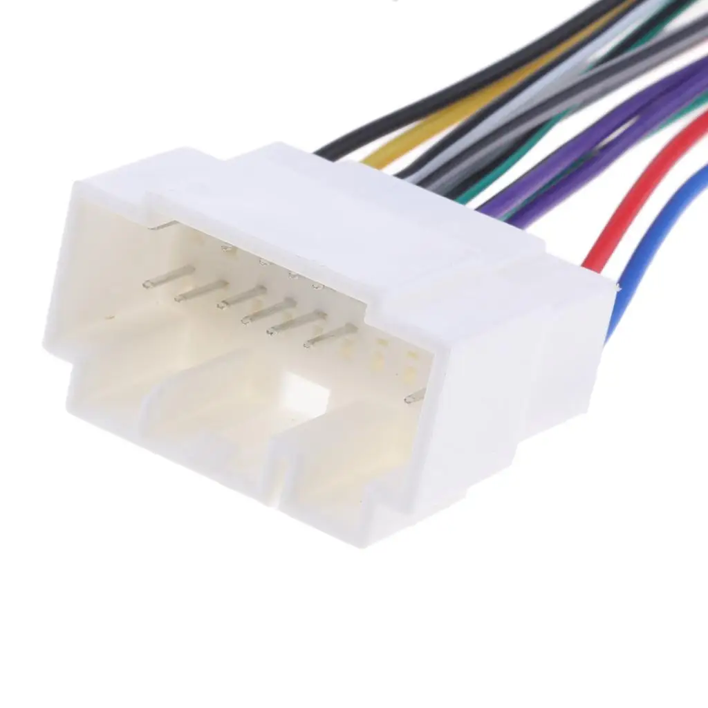 Car Stereo Wiring Harness Kit Plug and Play Plastic Adapter for Easy Audio Setup for Acura MDX TL RSX Integra Honda Accord CRV