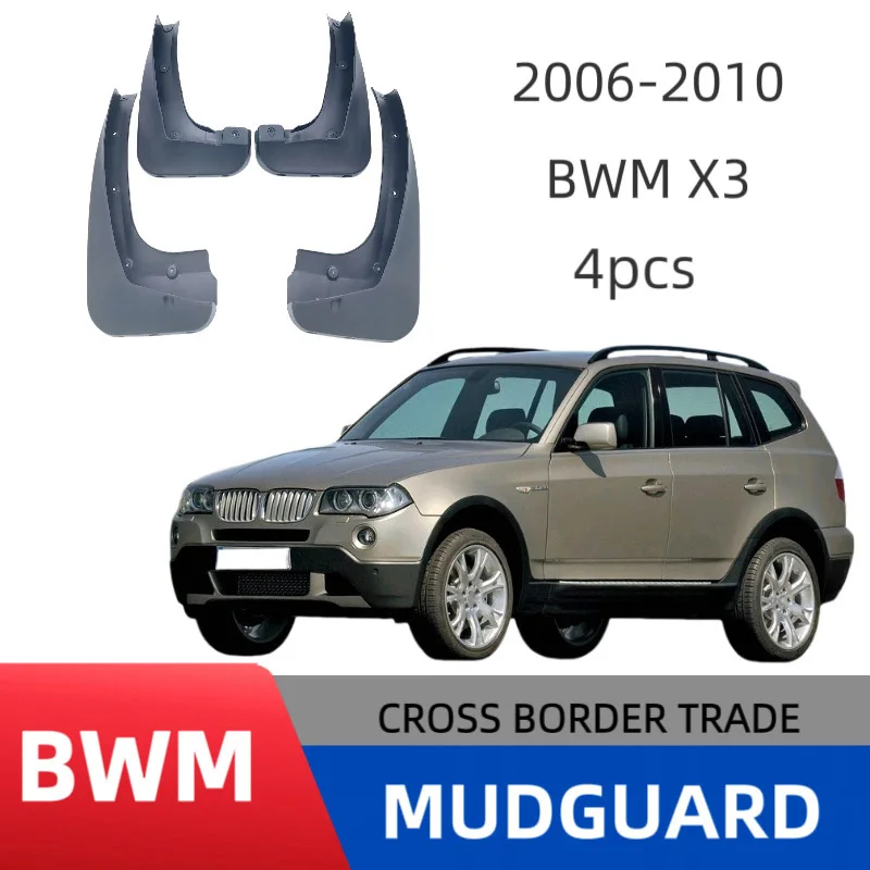 

Mudguards For 2004-2010 BMW X3 E83 Mud Flaps Mudflap Front Rear Fender Anti-splash Mudguards Guard Splash Car Accessories