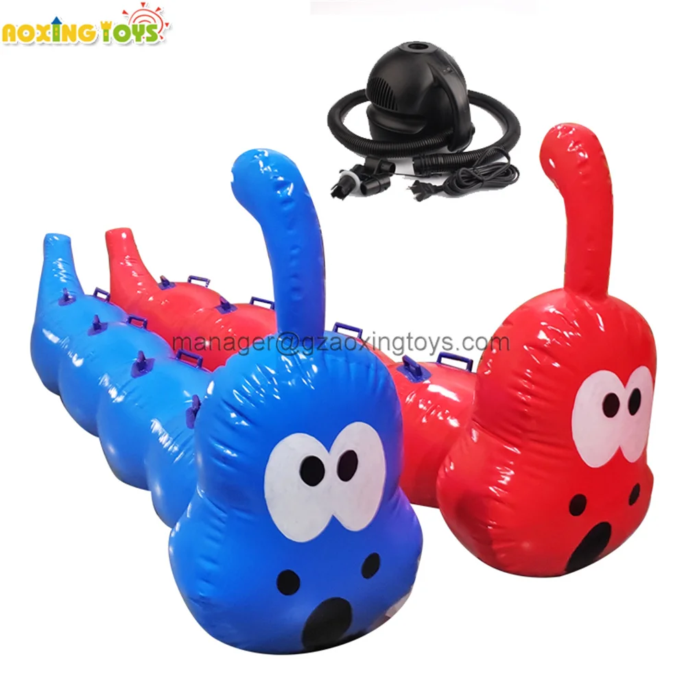 Outdoor Team Building Inflatable Caterpillar Racing Sports Games For School Sports Ground Match For Kids  Adults