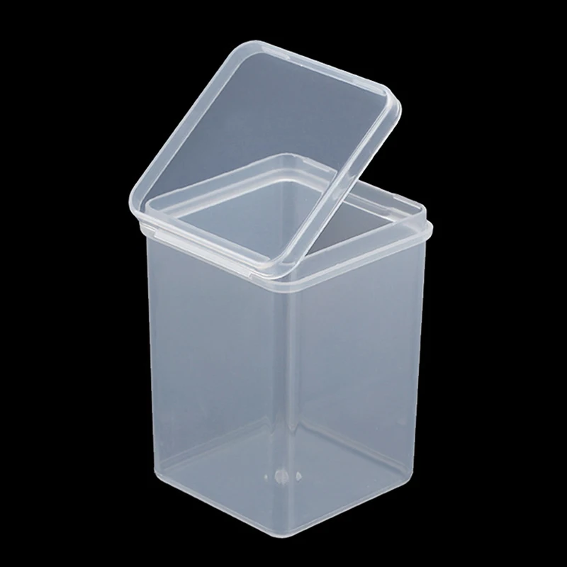Acrylic Makeup Organizer Cotton Swabs Qtip Container Cosmetic Makeup Cotton Pad Organizer Jewelry Storage Box(Empty Box)