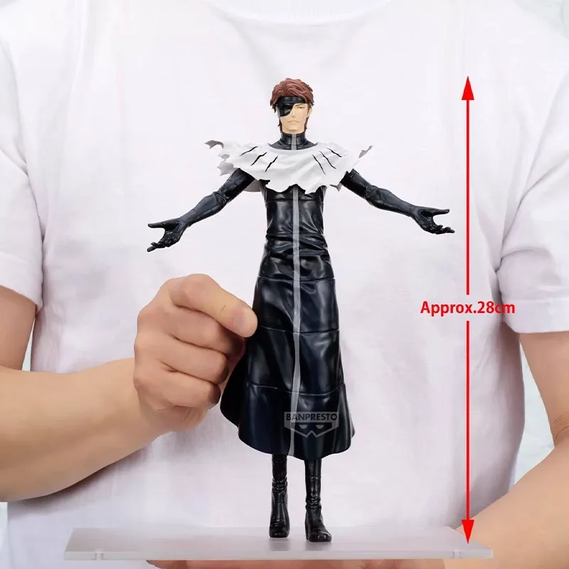 

Original Bandai BANPRESTO BLEACH Grandista 28cm Aizen Sousuke Anime Figure Action Model Collectible Toys Gift