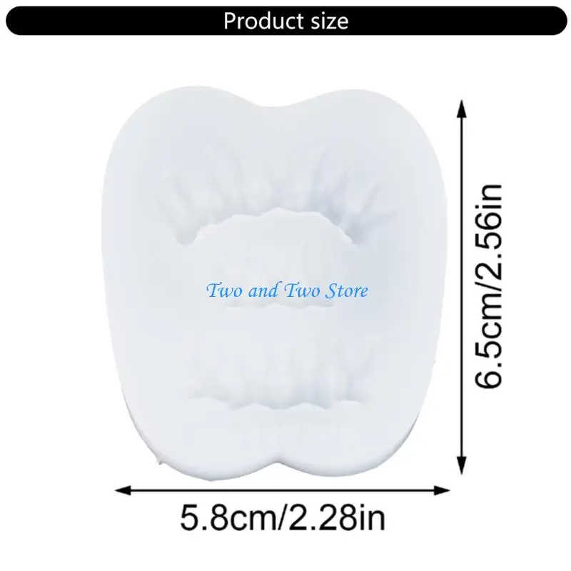 HX6F Flexible Silicone Teeth Mould for Dental Accessories Crafting Featuring Heat Resistance and Easy Cleaning