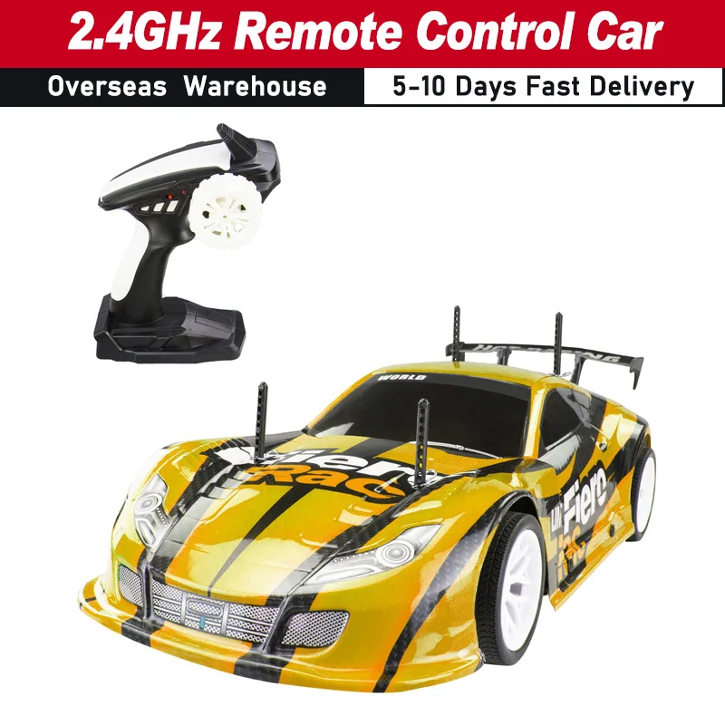 Remote Control Car 1/10 2.4GHz Remote Control Race Car Kids Gift RTR Remote Control Car Maximum Speed 15-20km/h