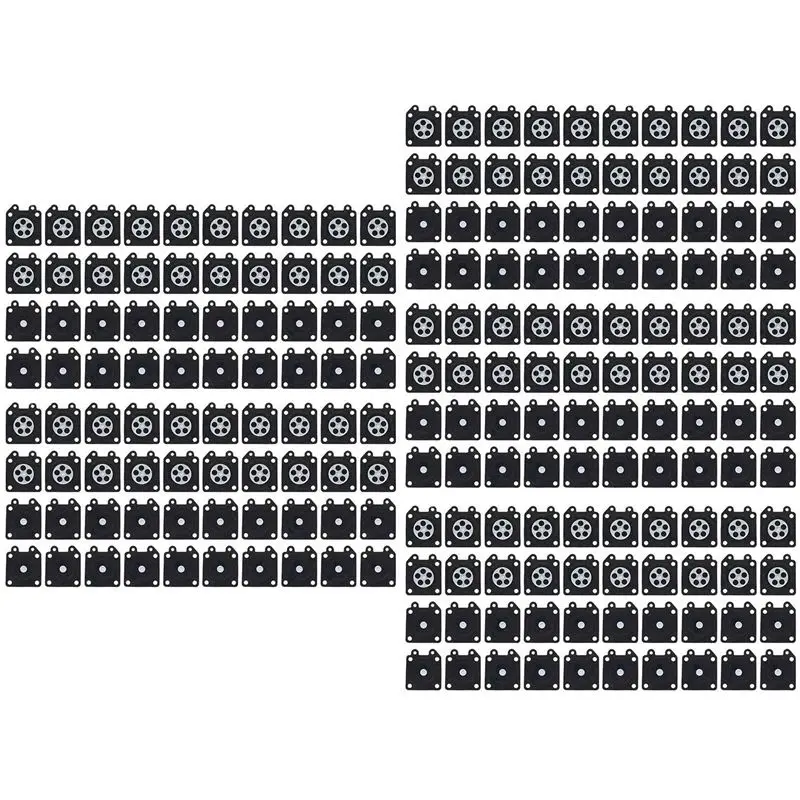 ABJN-200Pcs Chainsaw Carburetor Metering Diaphragm For Walbro 95-526 500 3800 4500 5200 5800 Car Assembly Gaskets Kit