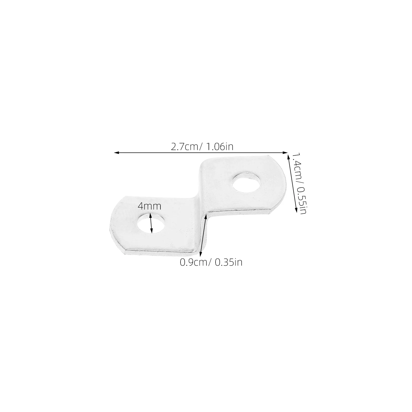 50 قطعة رمز الزاوية: مشابك الإطار المعدني على شكل Z لأدوات تأطير الصور ذات الفتحة المزدوجة ومشابك أجهزة تركيب الأعمال الفنية #3