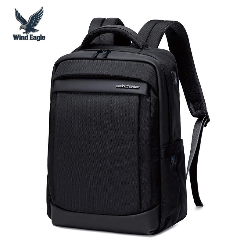 

Men's Business Backpack Anti-Theft Waterproof Laptop Backpack 17 Inch USB Charging Travel Backpack for Work Oxford Cloth