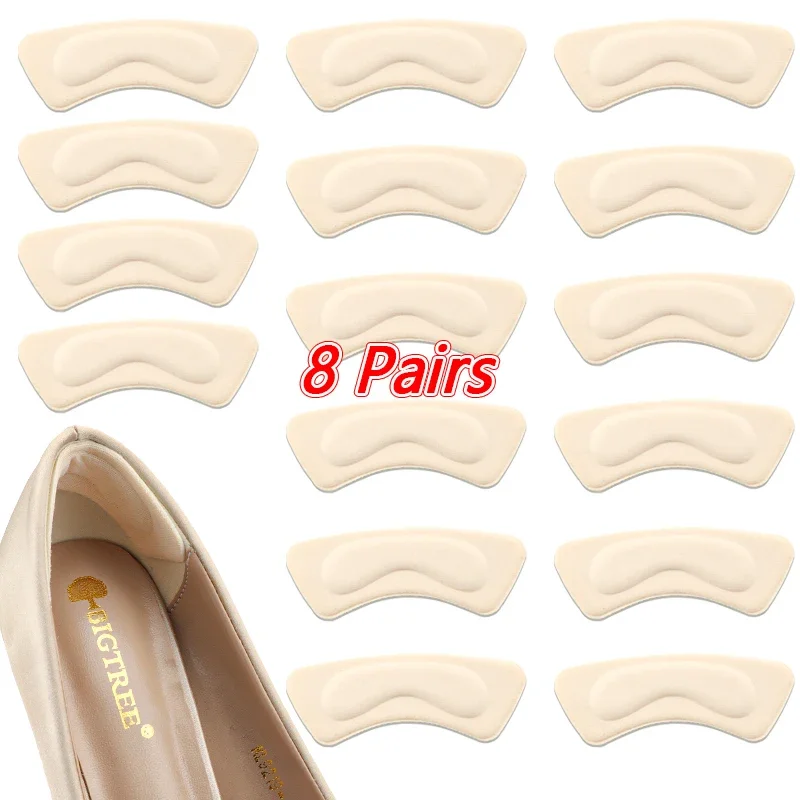 16PCS Patch Heel Pads for Sport Shoes Adjustable Size Feet Pad Insole Heel Stickers Insoles for Shoes Shoe Heel Protector Back