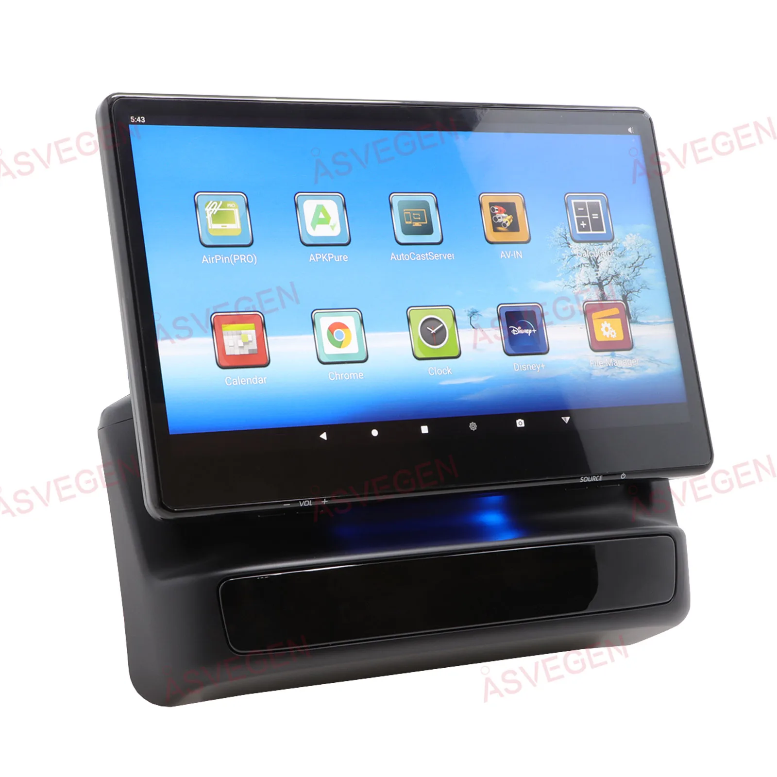 14 Android 16 Car Headrest Monitor for LC300 Prado LX600