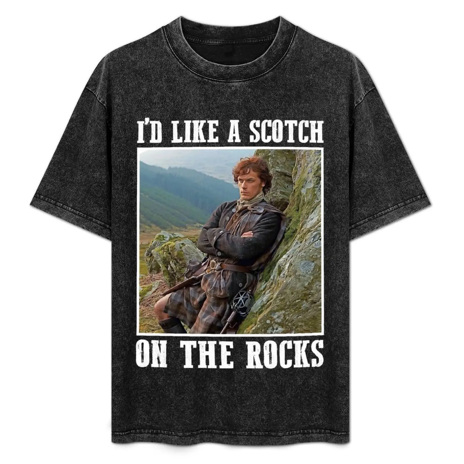 I'd Like a Scotch on the Rocks Outlander T-Shirt Moisture Wicking Athletic T-Shirt