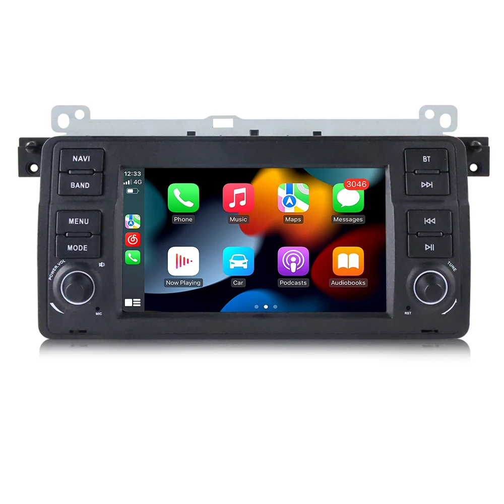 MEKEDE Android 4core android car dvd player  for E46 M3 Rover 75 WIFI GPS BT Radio 4+64GB RDS multi-color Audio