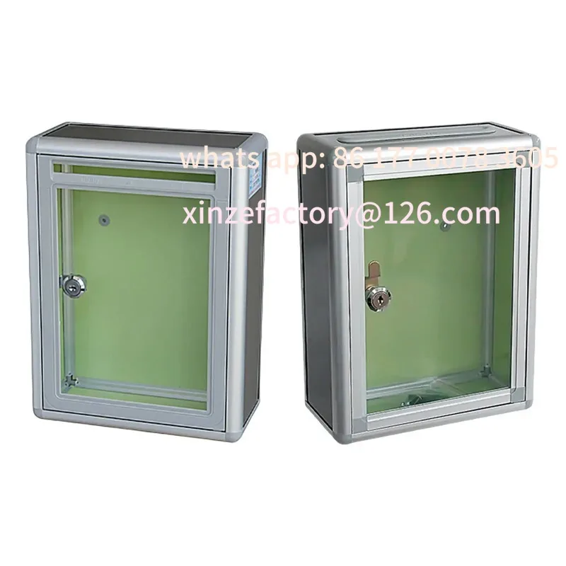

Customizable Suggestion Collection Letter Money Box Locking Mailbox Wall Mount for Customer Center Business Hotel