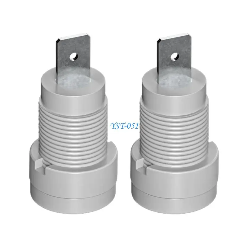 E15A Insulated Safety 4mm Banana Female Port Panel Mount Socket Binding Connector
