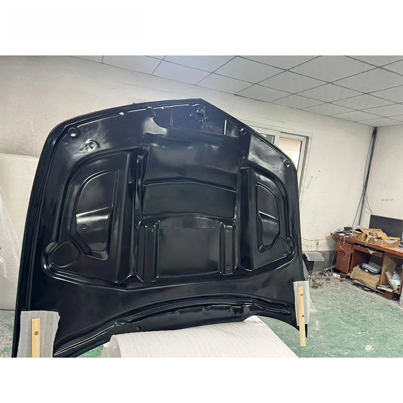 2010-2013 Camaro LS LT RS SS Lightweight Genuine Carbon Fiber Vented Hood Matte Black Waterproof