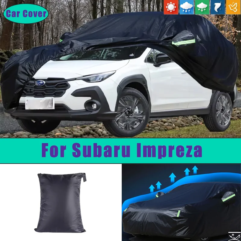 

Car Full Outer Covers Outdoor Waterproof Dustproof Sun Rain Snow Protection Exterior Car Accessories For Subaru Impreza