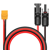 10AWG 1m/3FT Solar Panel to XT90 Female Cable for Bluetti AC200/AC200L/AC200P/AC200Max SOLARPLAY Q2501 etc. Solar Generators.