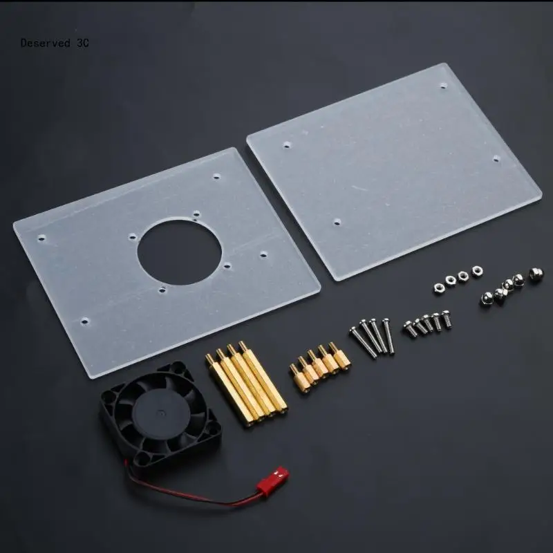 Functional Acrylic Housing Case for OrangePi 5 Transparent Cover Box