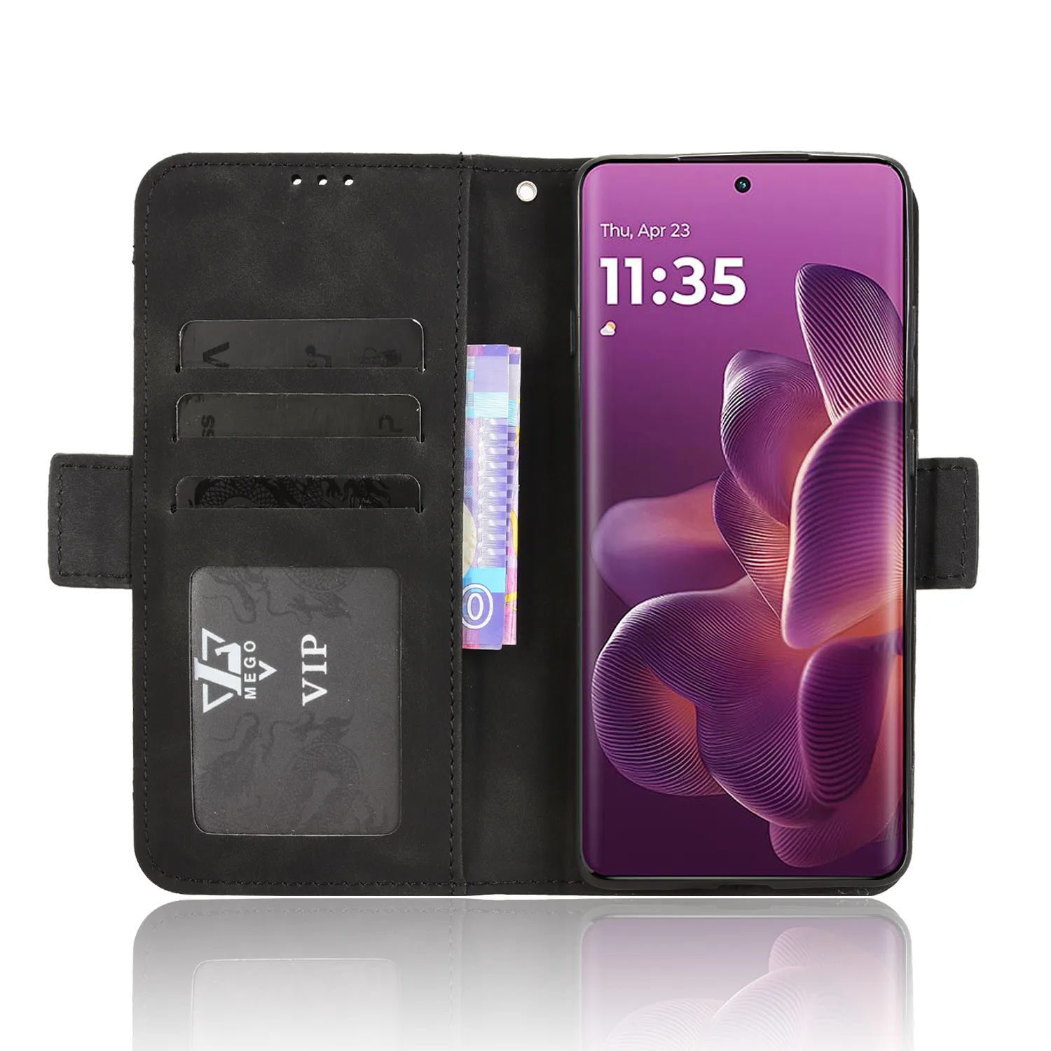 

Leather Case For Motorola Edge 60 50 40 S Pro Fusion Neo 5G Strong Magnet Case Flip Magnetic Wallet Flip Cover