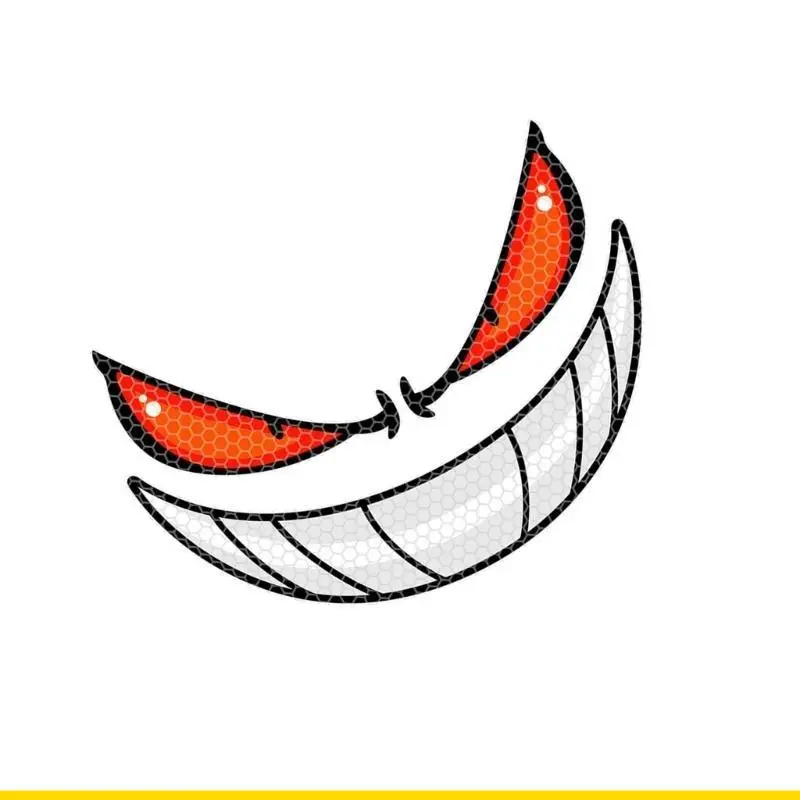 SZCH Erhöhte böse Augen Auto Aufkleber Dekorative Aufkleber wasserdichtes -Accessoire