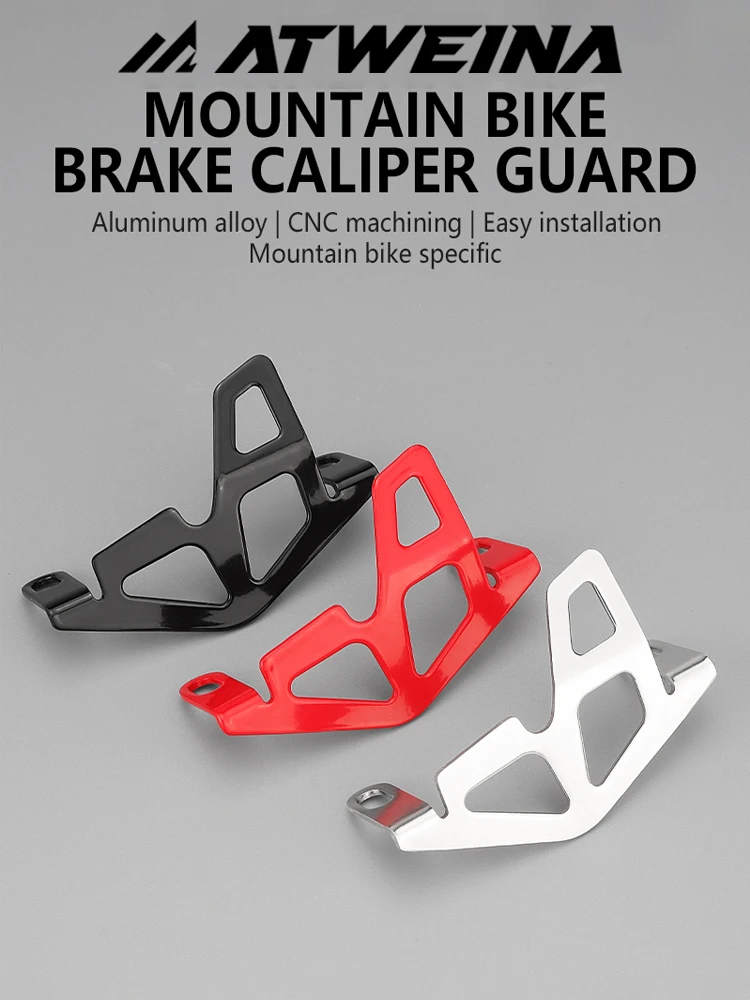 AliExpress ATWEINA MTB Brake Caliper Guard CNC Aluminum Alloy Protection Cover for Mountain Bike Easy Install Bicycle Accessory