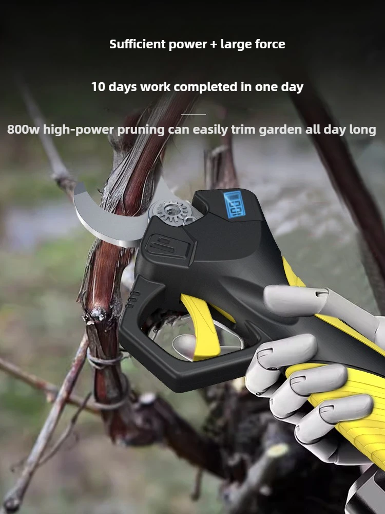 

Electric pruning shears Electric scissors cut branches Lithium battery rechargeable type Pruning machine