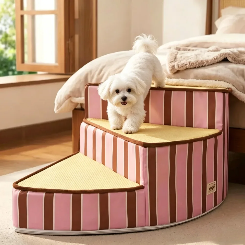 Rampa en espiral antideslizante para perros y gatos – Escalones - imagen 4