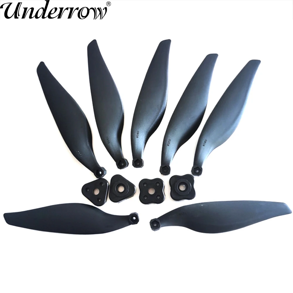 2Set 8060 Folding Propellers Glass fiber & Nylon Props 3-blades 4-blades Prop for RC Airplane Quadcopte