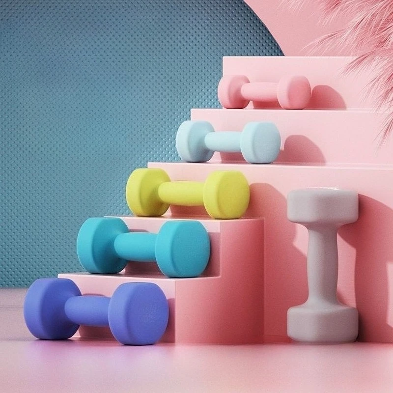 معدات تدريب عضلات الذراع البلاستيكية الصغيرة للياقة البدنية للسيدات للمبتدئين، تدريب القوة المنزلية مع يا بيل #1