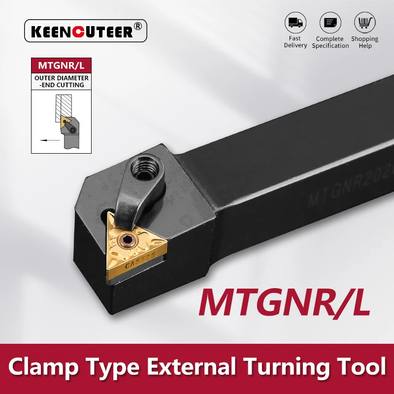 Ferramenta de Torneamento Externo Mtgnr Mtgnl Torno Barra Torneamento Titular Cnc Ferramenta de Corte Barra Cortador Mtgnr1616 Mtgnr2023 Mtgnr2525 Mtgnr3232