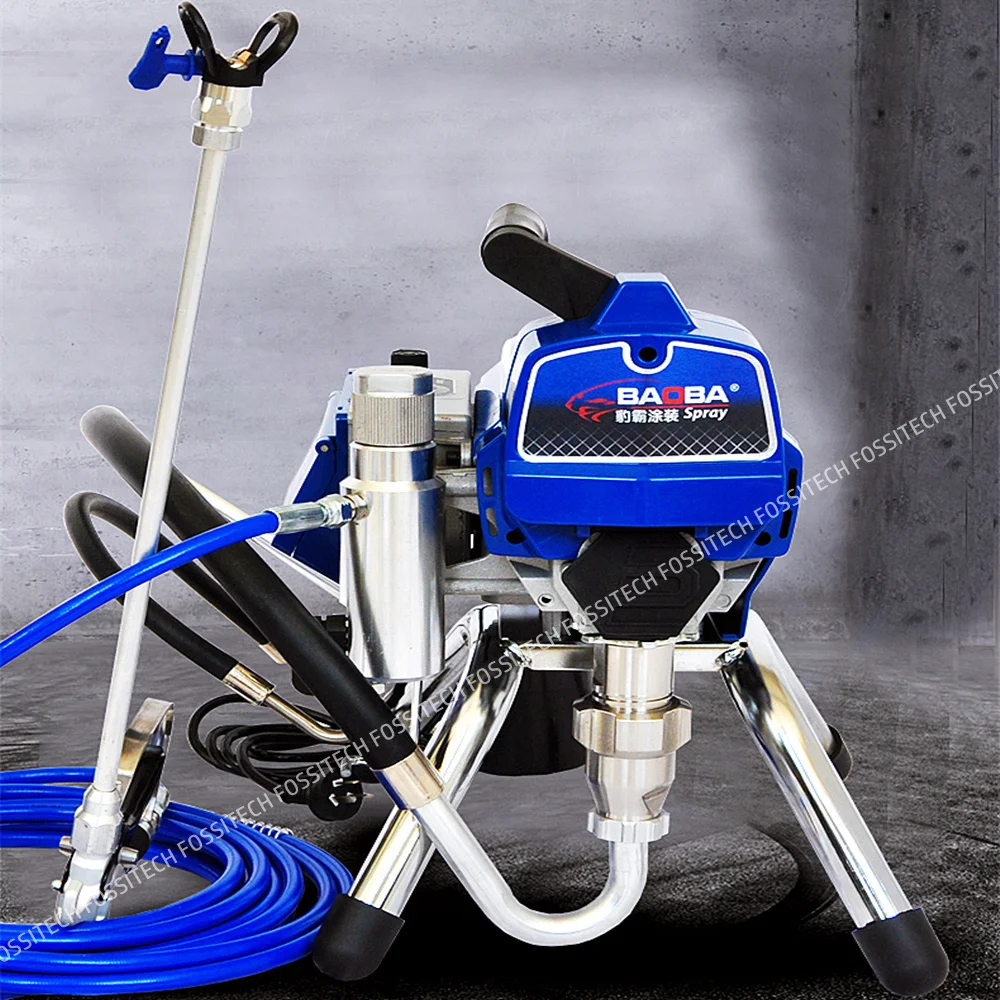 2.5L 2500W ไฟฟ้าแรงดันสูงฉีดพ่นสุญญากาศ495 Emulsion Paint Wall ในครัวเรือน Sprayer ภาพวาดเครื่อง