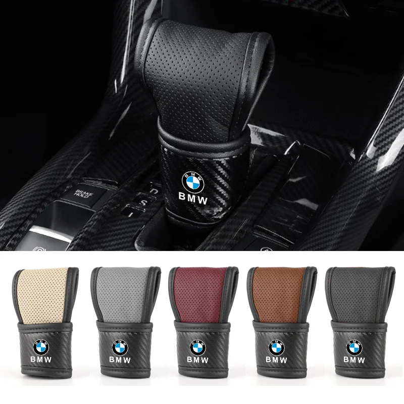 

Car Center Console Gear Shift Knob Cover Handle Case For BMW 1 3 5 7 Series X1 X2 X3 X4 X5 F10 F15 F16 F20 F30 F18 F25 M3 M4 E34