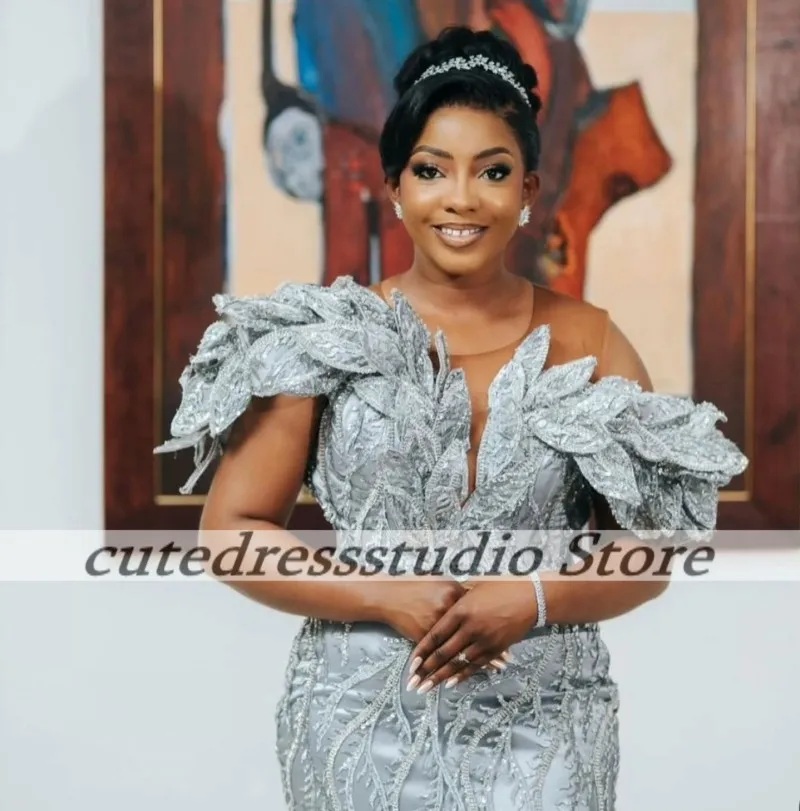 Hohe Qualität Weg Von Der Schulter Meerjungfrau Rüschen Prom Kleid Pailletten Applique Abend Party Kleider Vestidos De Fiesta Angepasst