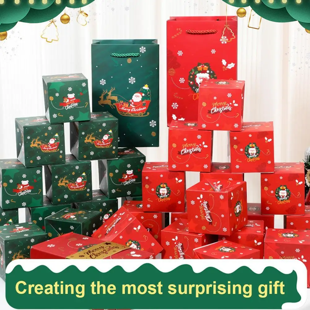 Christmas Surprise Box Explosion Gift Creating The Interactive Most Box Envelope Money Folding Bounce Paper Diy M3q2