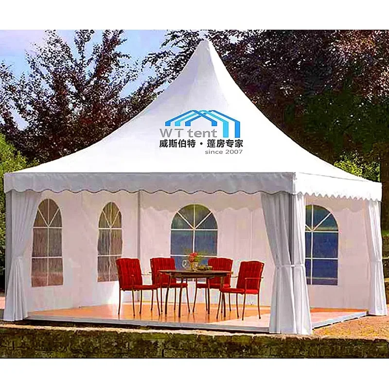 for Customized Aluminum Heavy Duty Outdoor Pagoda Tent 5x5m 6x6 Gazebo Marquee Wedding Tent
