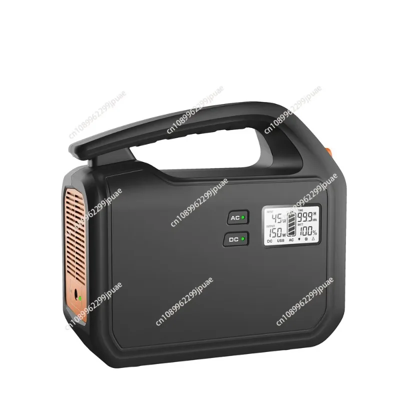 150W Solar Outdoor Power Station Portable Camping Emergency Power Bank Large Capacity Lithium Battery Power Supply