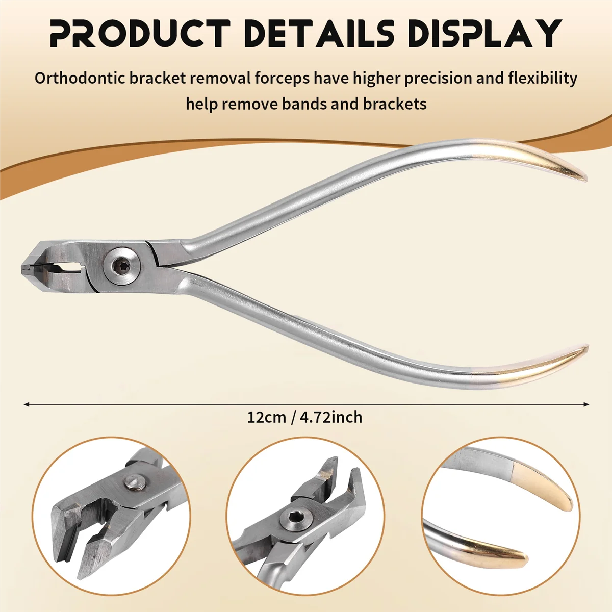 A06K Long Handle Dental Orthodontic Wire Distal Cutting Pliers Insertion Cutting Instrument Dental Cutting Pliers