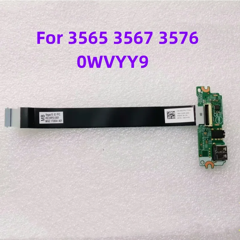 

Original For 3565 3567 3576 Laptop Audio USB Small Board 0WVYY9 16A07-1