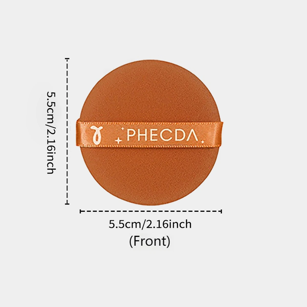 10 pçs maquiagem puff ferramentas de maquiagem accessorie conjunto de sopro de maquiagem uso seco adequado para fundação pó puffs não comer pó laranja