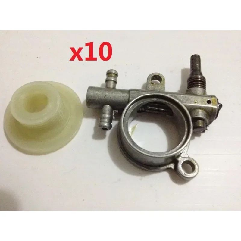 10 Set Chainsaw Oil Pump with Worm Drive Gear  2500 3800 Fit Komatsu Chinese Zenoah STIGA ama Anova Handle Pruner Saw YD25 G3800