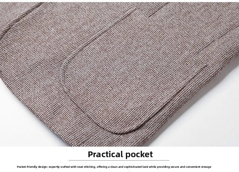 Herrenblazer, einfarbig, für Hochzeiten, Freizeit, Gastgeber, Gentleman, schmal geschnitten, trendig, vielseitig, Business-Blazer – Detail 15