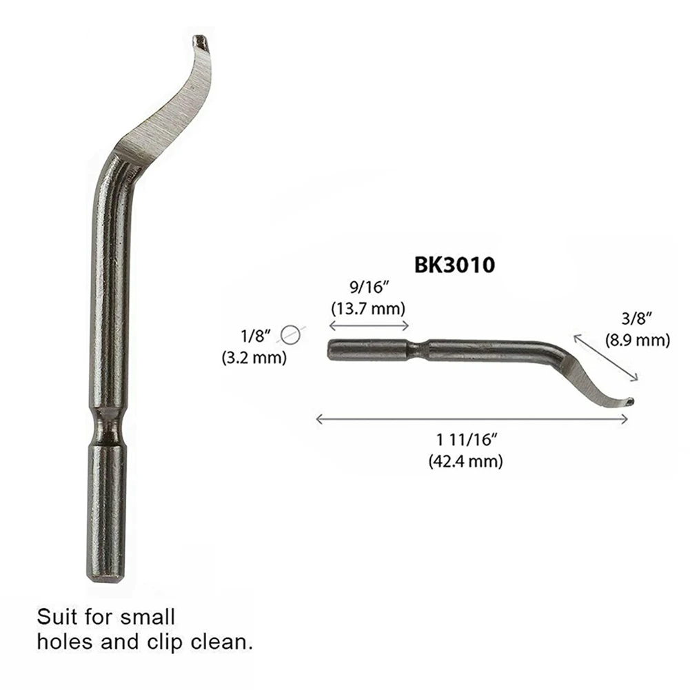 RB1000 utensile da taglio per la rimozione della sbavatura della sbavatura della maniglia con lama rotante per sbavatura da 10 pezzi Set di barre per raschietto con manico in metallo da 11 pezzi utensile manuale