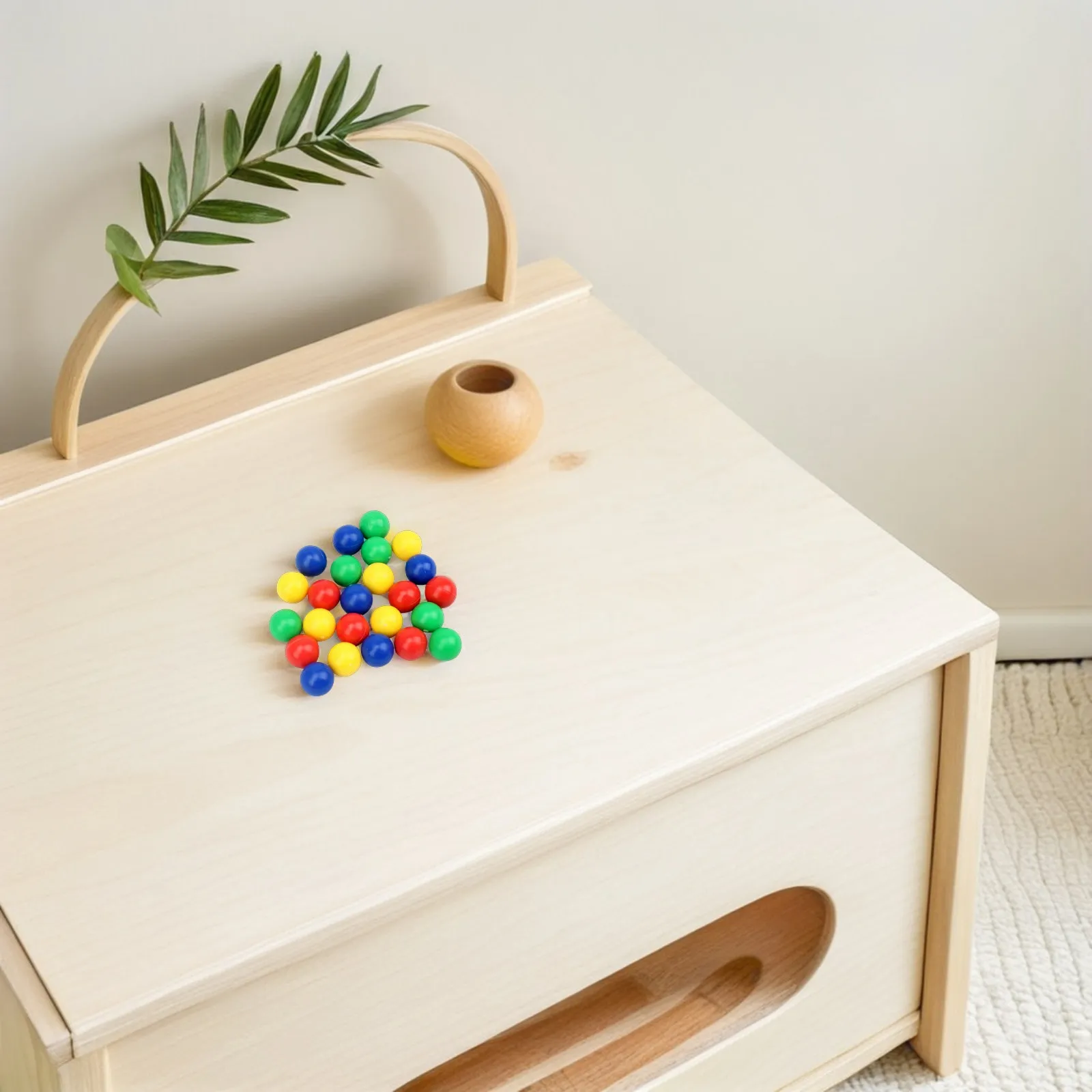 

24 Pack Hungry Game Replacement Beads Colorful Environment Friendly Plastic Interactive Parent Child Desktop Game Beads for Hand