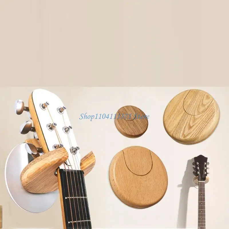 

P9FC компактный деревянный настенный крючок для безопасного хранения гитарных басов в домашних условиях