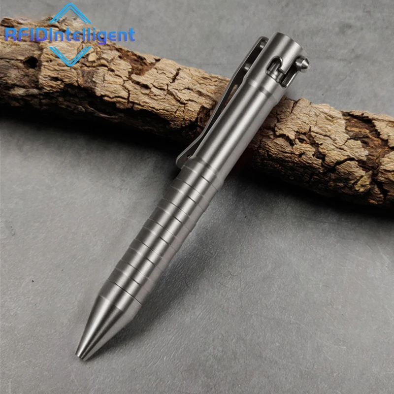 Multipurpose Metal Tactical Pen Bolt Action Self Defense Ballpoint Pen Outdoor Traveling Office Gift Decompression Toy