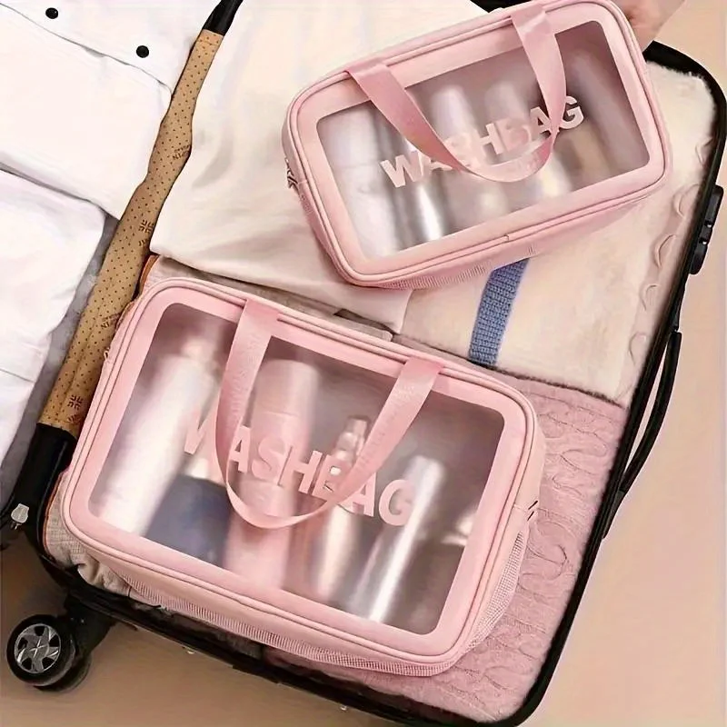 Wet-dry Separation Makeup Bag Portable Toiletry Bag Travel Essentials Large Capacity Storage Bag Fitness Swimming Essentials
