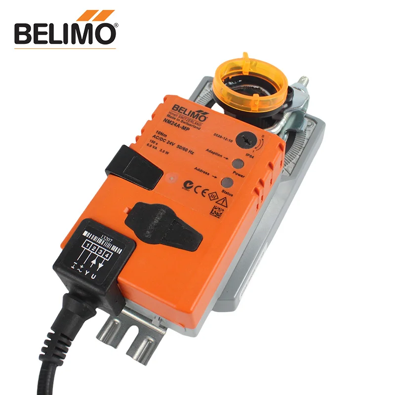 BELIMO NM24A-MP  AC/DC 24 10NM Communicative damper actuator HVAC Systems Building ventilation systems in stock original CE IP54