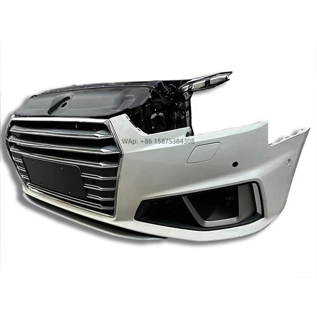 

For A4 2019-2020 Front Bumper Grille Radiator Fan Parking Sensor Wiring Harness