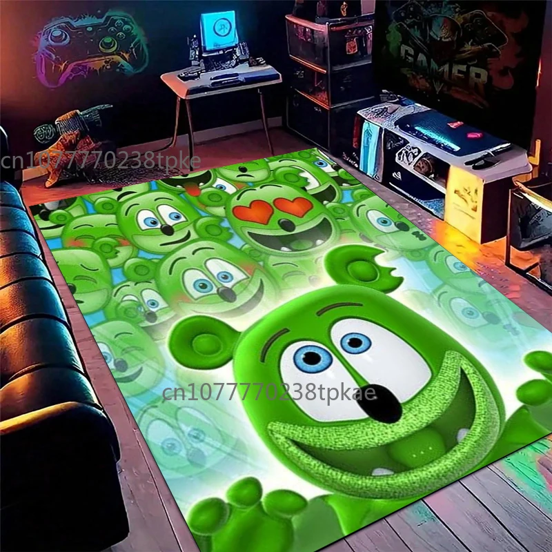 

gummibar Gummibär(The Gummy Bear)Carpet Comfortable Retro Creative Living Room Bedroom Sofa Area Rug,home Decor,Floormat